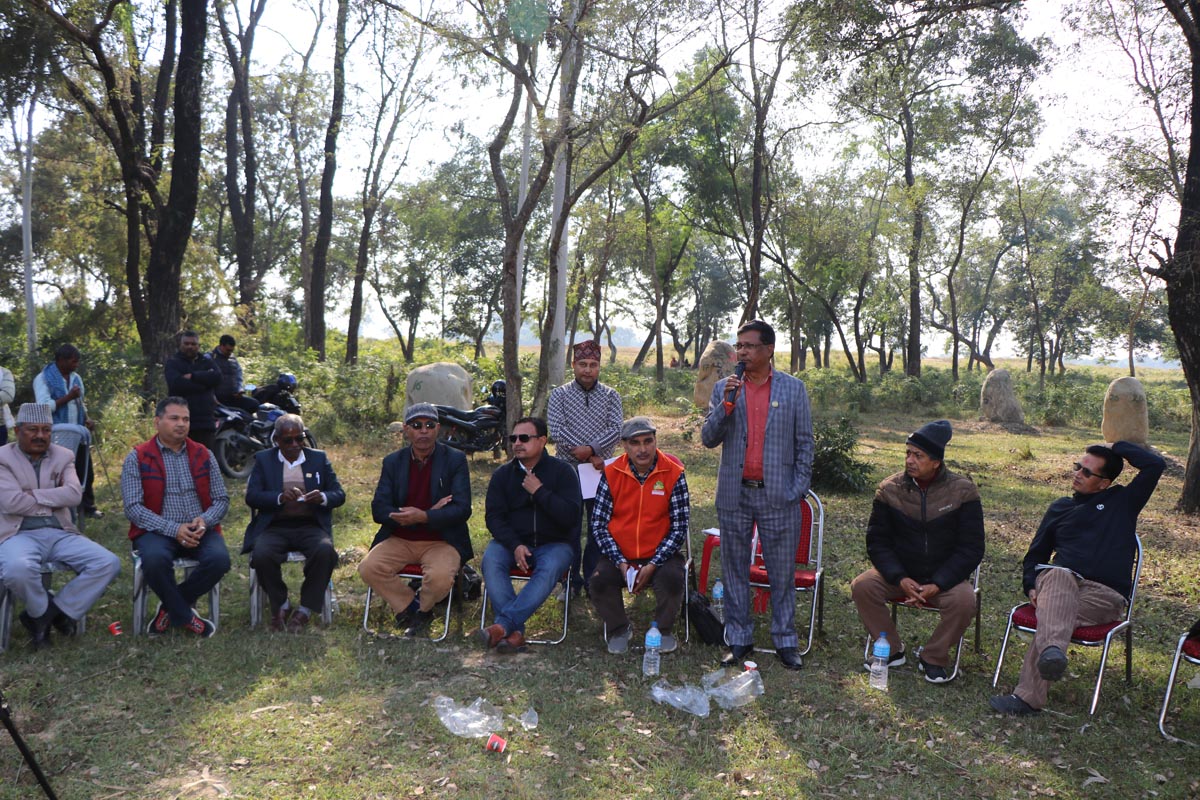 बुद्धकालीन स्थल सगरहवामा राष्ट्रिय मूर्तिकला कार्यशाला हुने