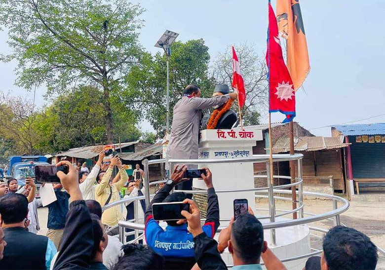 ‘संवाद यात्रा’ पुनः सुरु गरे गगन थापाले